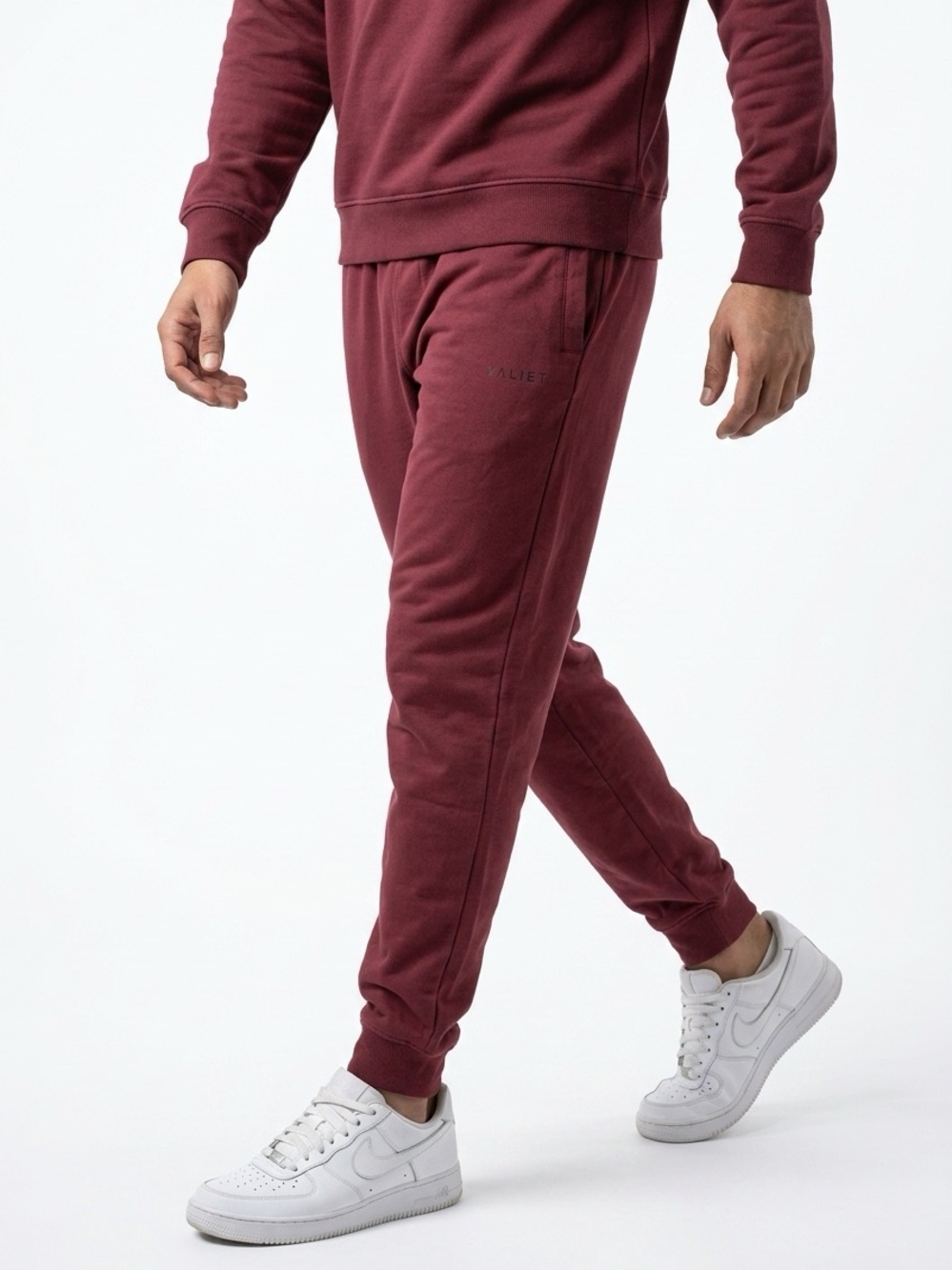 ALPHALETE | Maroon Red Jogger Style Athletic Pants Men’s Size Medium Unisex